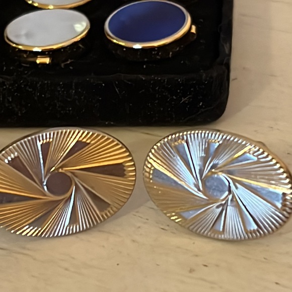 Lot vintage cuff links and button links - Picture 4 of 6